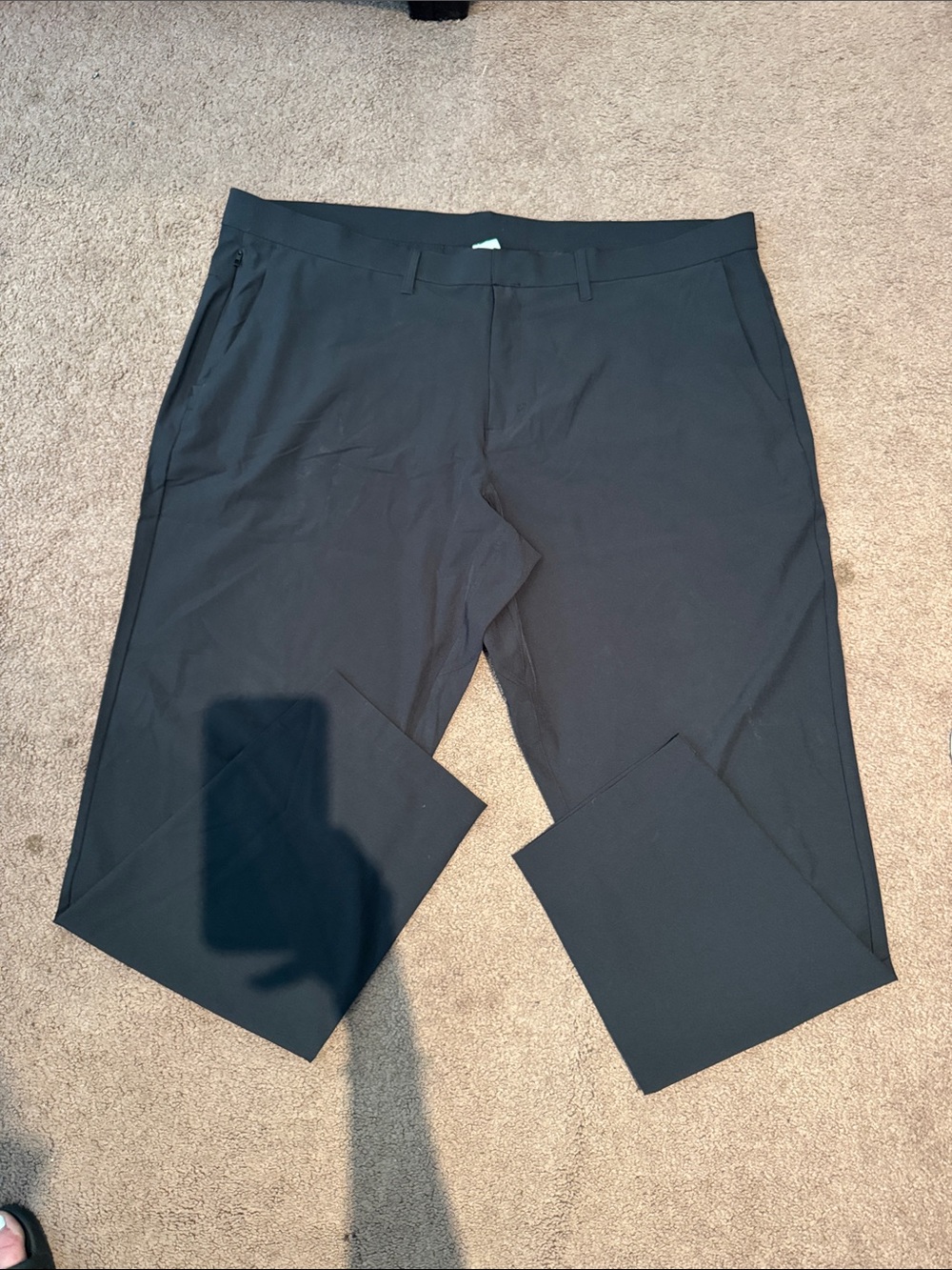 Fabletics Men's Black Chinos - Slim Professional Style